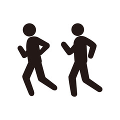 ランニングする人のアイコン