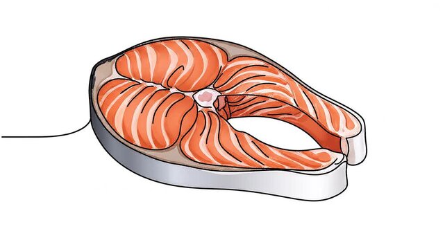 Sushi salmon sashimi Japanese food.