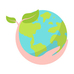 Eco Friendly Earth Illustration