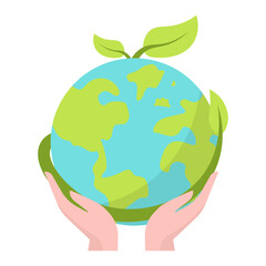 Eco Friendly Earth Illustration