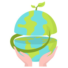 Eco Friendly Earth Illustration