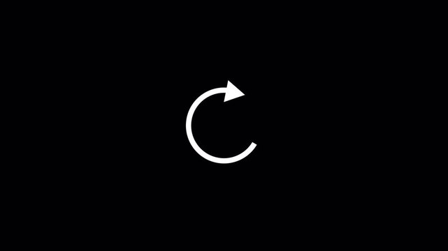   loading circle  animation with transparent background, Circle loading and buffering icon animation, circle loading with alpha channel in 4k