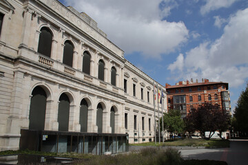 Obraz premium hall (courthouse) in burgos in spain 