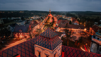 Zamek w Niemodlinie, widom z lotu ptaka © rozentuzjazmowany