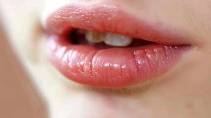 Fototapeta premium Understand and Manage Angular Cheilitis – Targeted Relief for Corner of Mouth Inflammation, Irritation, and Discomfort