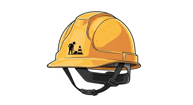 Yellow Hard Hat Safety Equipment.