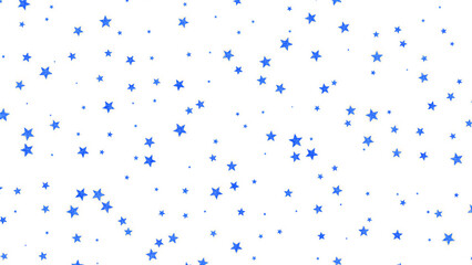 Naklejka na ściany i meble blue shiny stars glittering on transparent background,png twinkle stars good night fairy tale and lullaby social media design element