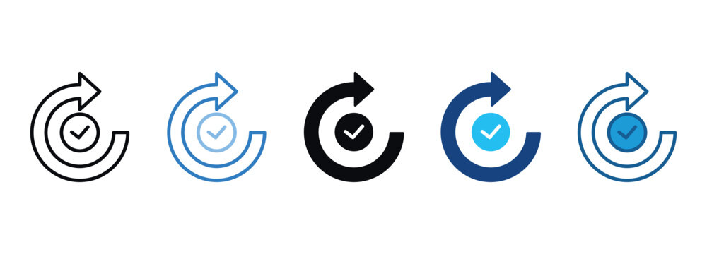 Consistency Icon Set Multiple Style Of