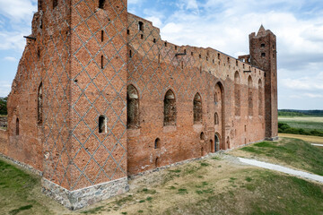 Zamek Krzyżacki w Radzyniu Chełmińskim. Polska.