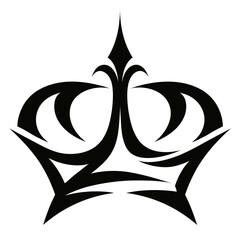 Vector of a king crown