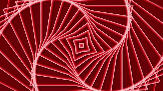 Paper spiral folds pattern background animation