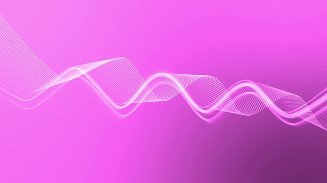 Abstract rainbow flowing wave lines background animation