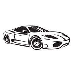 sport car vector illustration