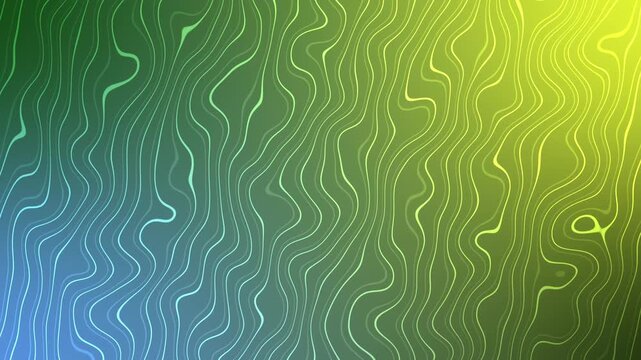 Abstract wavy contour lines background animation
