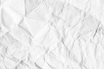 Creased paper texture overlay effect, png wrinkled paper surface, crumpled paper transparent background design element © Emre Akkoyun