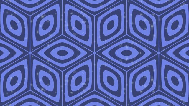 Blue Geometric Pattern Background Animation.