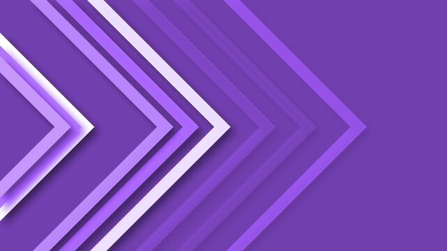 Layered chevron arrows background animation, Abstract chevron arrows pointing right in layered animated
