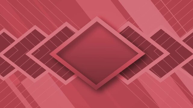 Vibrant geometric diamond background animation