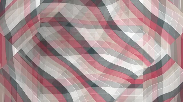 Abstract Wavy Pattern with Pink and Grey Hues.