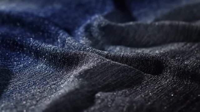 Subtle Color Gradient Play Explore how light interacts with the fabric as it swirls, revealing nuanced shifts in color and subtle iridescent qualities within a monochromatic or analogous palette.