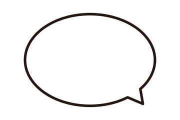 吹き出しイラスト素材　白　ベクター