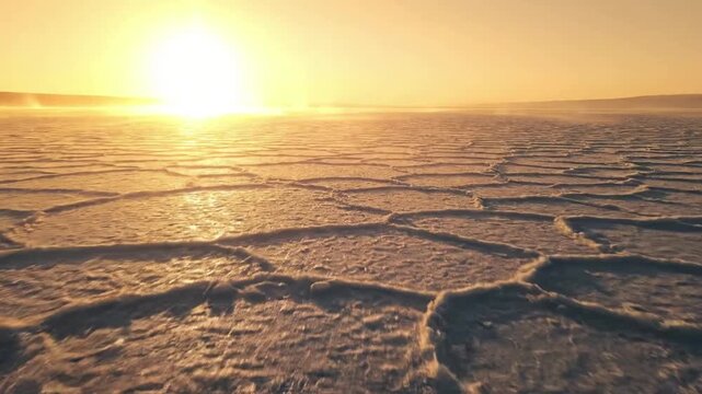 Natural Phenomenon The unique interplay of natural light, dust, and mineral formations.