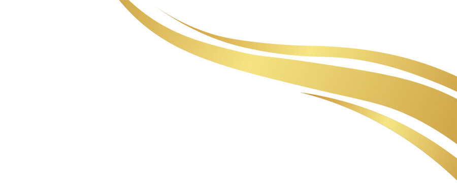 Curved golden yellow wave and a deeper red wavy border, footer vector illustrationPrint