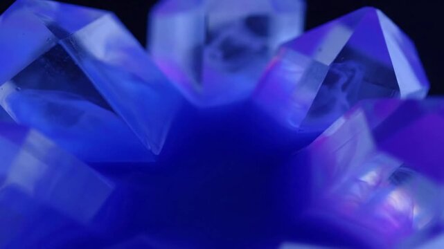 Abstract Liquid Crystal Art Capture a visually stunning, purely abstract composition of vivid, clean crystals and flowing, ink-inspired patterns, emphasizing artistic beauty and balance in motion.