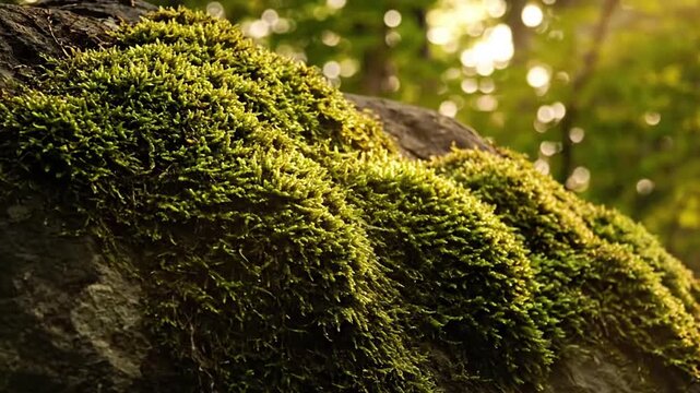 Forest Floor Details Capture a specific, serene element of a natural ecosystem.