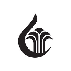 palm oil logo icon, vector illustration design