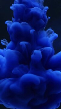 Serene Ink Expansion Gentle spread of ink creating a calming, atmospheric effect, akin to a misty veil.