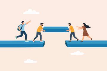 People Working Together Now