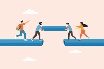 People Working Together Now