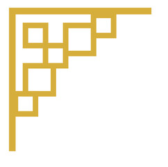 Chinese retro corner border decoration