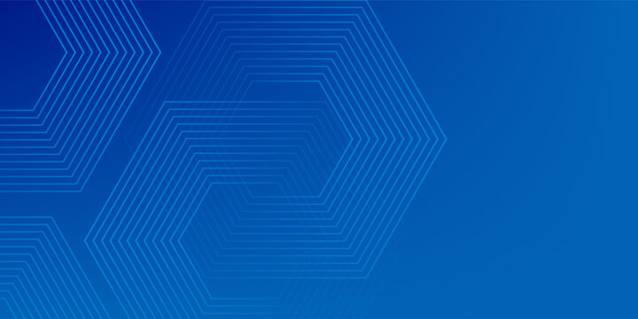 Abstract Hexagon Blue Tech Finance Fintech Background Abstract Pixel Pattern. Abstract Business Tech Simple Art Modern Abstract