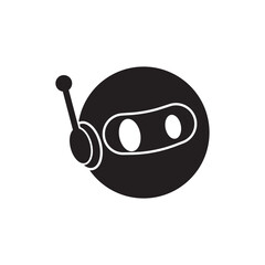 Modern robot symbol icon  vector illustration design