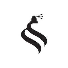 simple perfume logo design vector