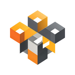 Obraz premium abstract cube background