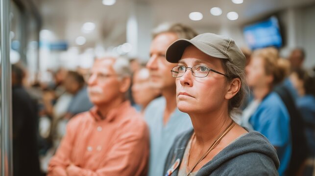 An emergency situation unfolds in a hospital waiting room, where the urgent atmosphere is palpable as family members anxiously await news, surrounded by medical professionals in scrubs. cinematic
