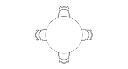 Fototapeta premium Four Way Pipe Fitting Connector.