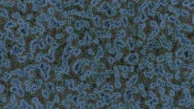 Blue Floral Pattern Texture Background.