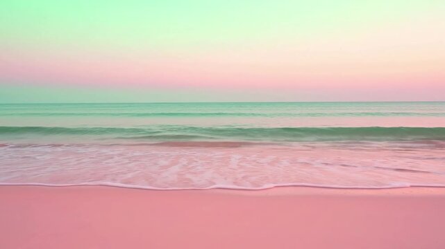 Minimalist Beach Abstraction Emphasizing the clean lines and simplified forms of a sandy shore without any distracting elements.