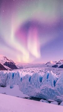 Glacial Reverie Meditative backdrop