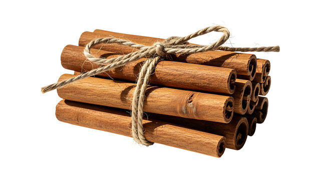 Cinnamon Sticks Tied Together.