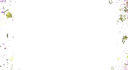 Festive star border design perfect for celebrations and events. Ideal for invitations, backgrounds, holiday greetings, and creating visually app © vegefox.com