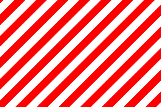 Diagonal red stripe pattern background with bold geometric warning style design
