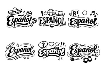 Fototapeta premium Spanish Language Marks
