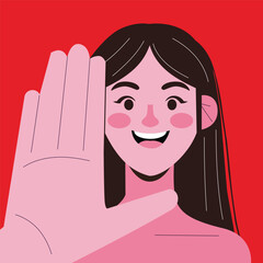 International women's day, women history month flyer banner social post