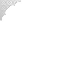 Obraz premium Ramadan Islamic Corner Border