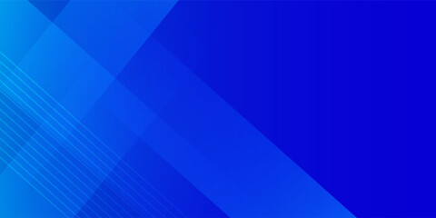 Obraz premium Modern Blue Abstract Geometric Background with Diagonal Layers and Gradient